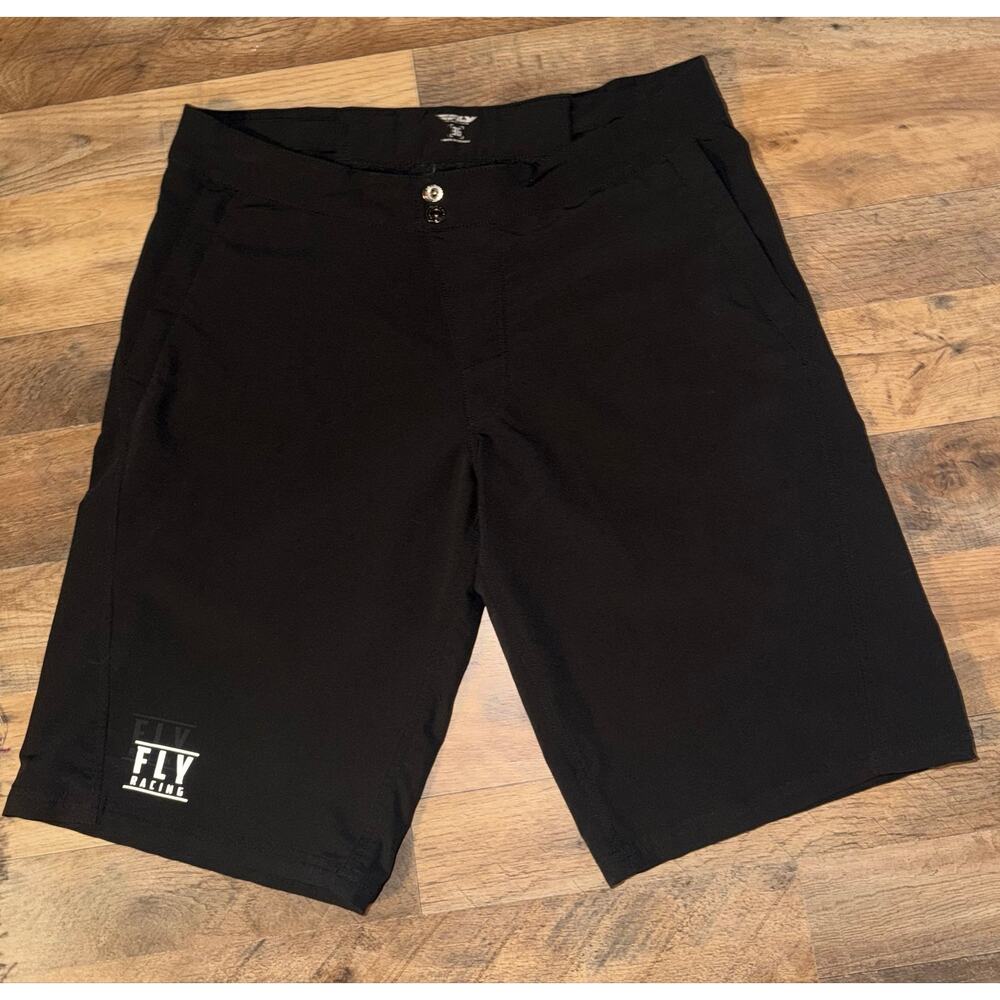 Fly racing men’s black maverick bike shorts
